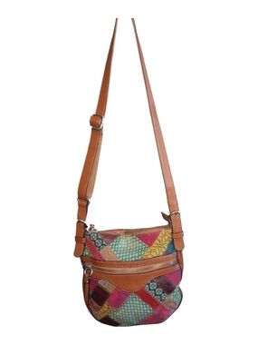 Fossil Patchwork Crossbody
